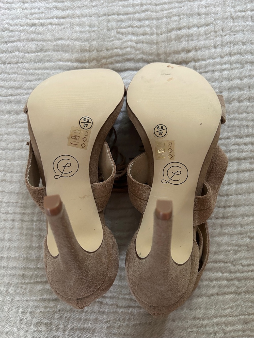 Chinese Laundry Speak Easy Open Toe Tassel Dress Sandal Size 6.5 - Picture 9 of 12
